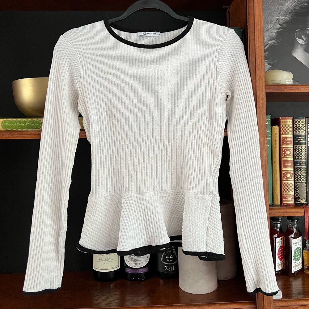 Zara Peplum Top